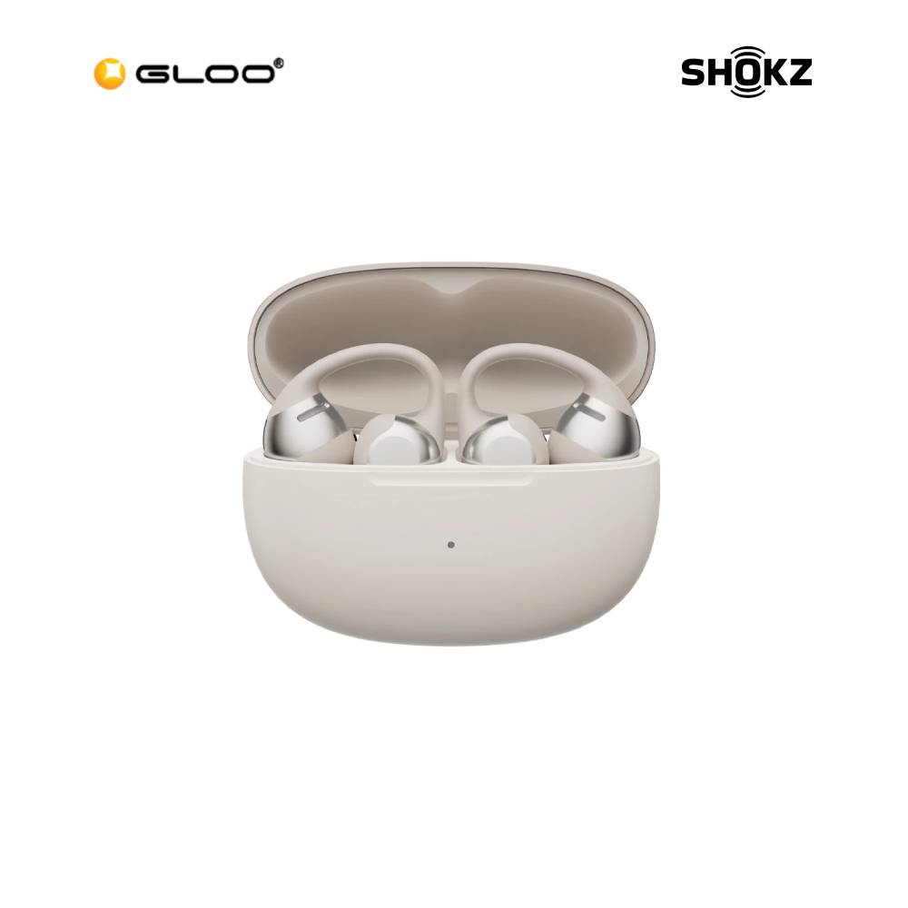 Shokz OpenDots One Clip-On OpenEar Headphone - Beige 810160666288