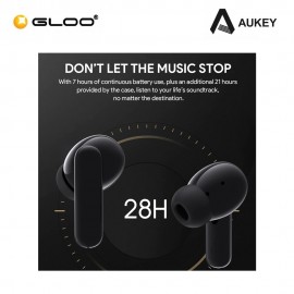 AUKEY True Wireless Earbuds Bluetooth 5.2 IPX5 EP-M1S White 689323784561