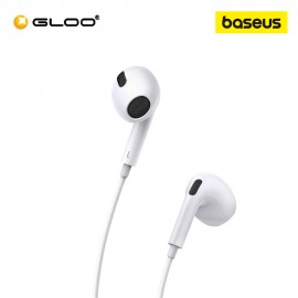 Baseus Encok 3.5mm lateral In-Ear Wired Earphone H17 - White 6932172607791