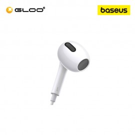 Baseus Encok 3.5mm lateral In-Ear Wired Earphone H17 - White 6932172607791