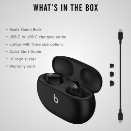 Beats Studio Buds - True Wireless Noise Cancelling Earphones - Black