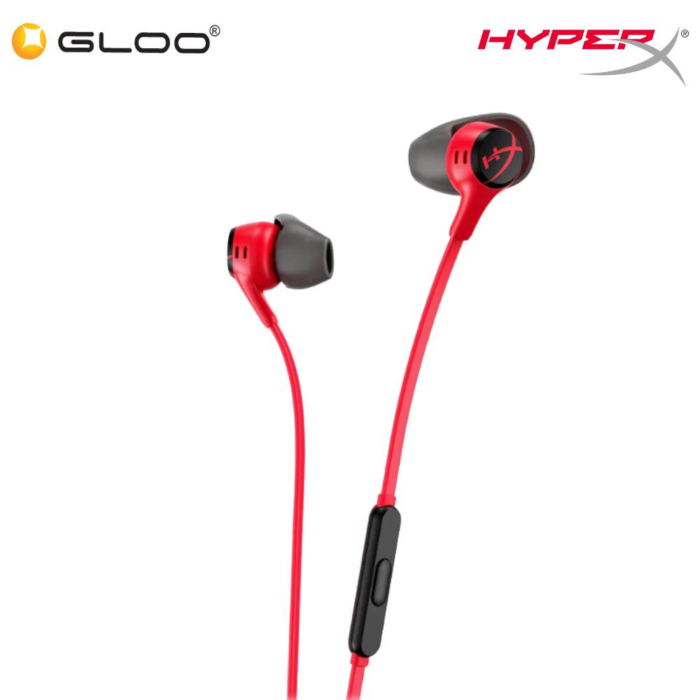 HyperX Cloud Earbuds II RED Gaming Earbuds with Mic-705L8AA
