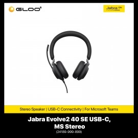 Jabra Evolve2 40 SE, USB-C, MS Stereo