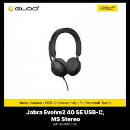 Jabra Evolve2 40 SE, USB-C, MS Stereo