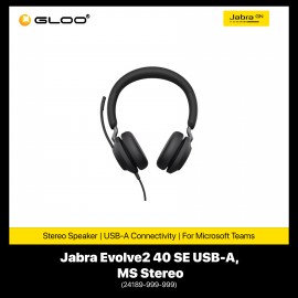 Jabra Evolve2 40 SE, USB-A, MS Stereo 