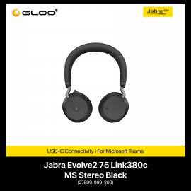 Jabra Evolve2 75 Link380c MS Stereo Black