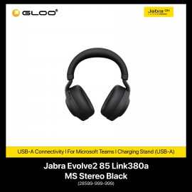 Jabra Evolve2 85 Link380a MS Stereo Black