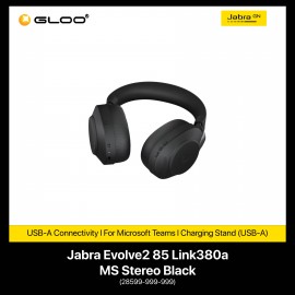 Jabra Evolve2 85 Link380a MS Stereo Black