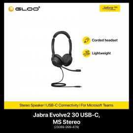 JABRA EVOLVE2 30 USB-C, MS STEREO