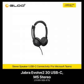 JABRA EVOLVE2 30 USB-C, MS STEREO