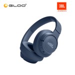JBL T720BT Wireless Over-Ear Headphones - Blue 050036395106