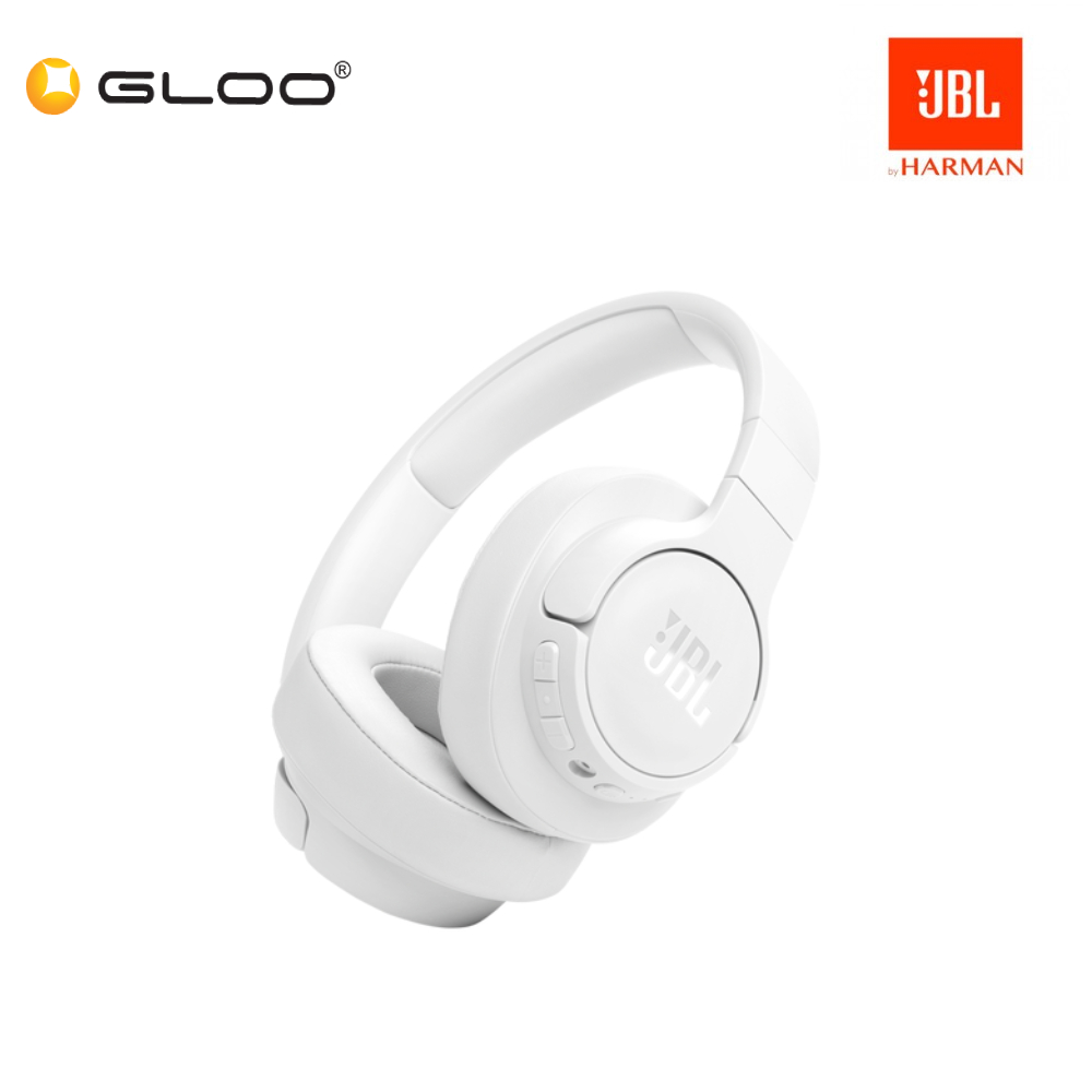 JBL Tune 770NC Wireless Over-Ear NC Headphones-White 050036396011