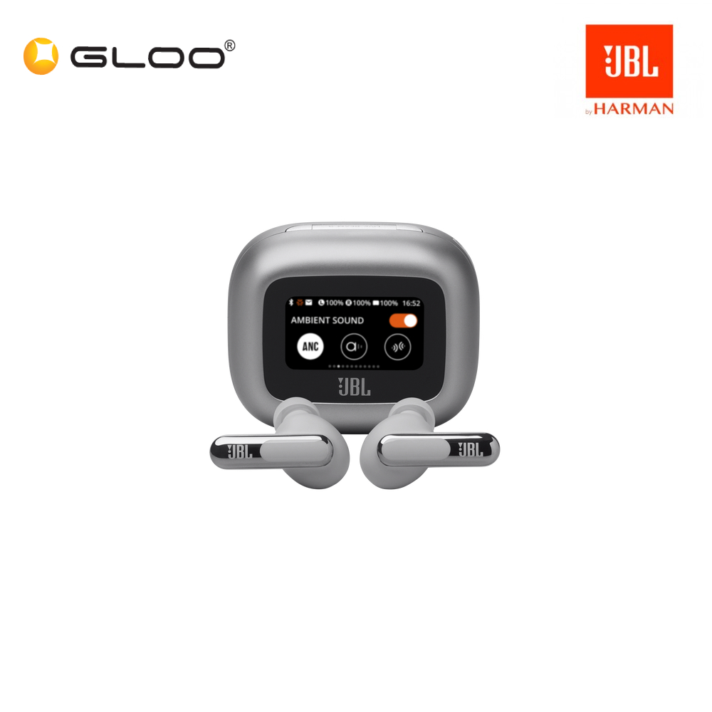 JBL Live Beam 3  True wireless Noise Cancelling earbuds - Silver 50036401265