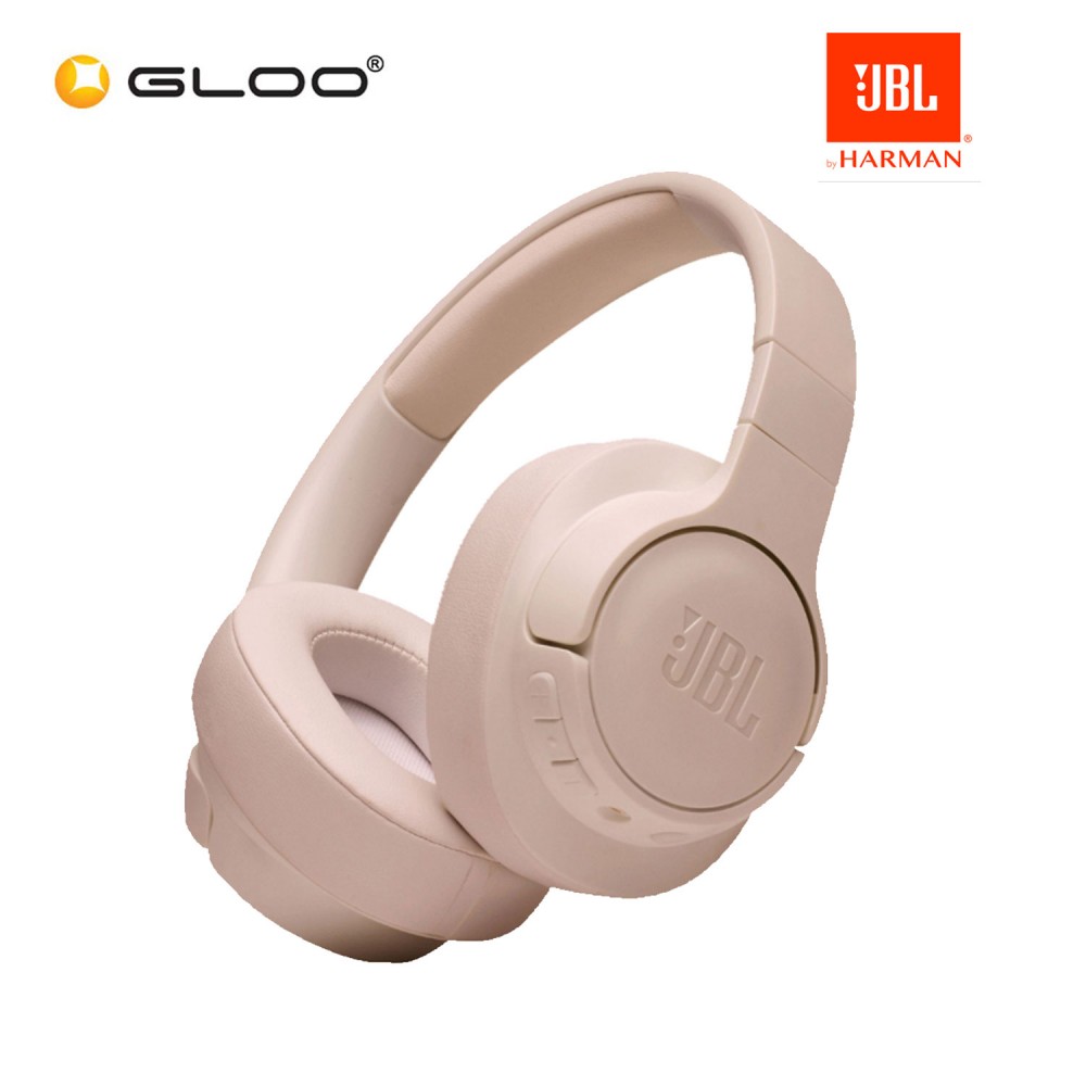 JBL TUNE 710BT Wireless Over-Ear Headphones with Built-in Microphone - Blush Pink