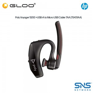 Poly Voyager 5200 +USB-A to Micro USB Cable TAA (7S431AA)