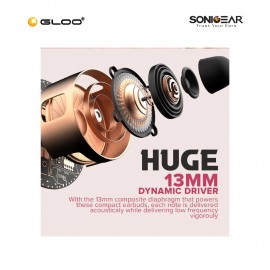 SonicGear EarPump Q3 ANC Bluetooth Wireless TWS Earbuds - Black 8886411931599