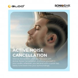 SonicGear EarPump Q5 ANC TWS Earbuds -White 8886411935900