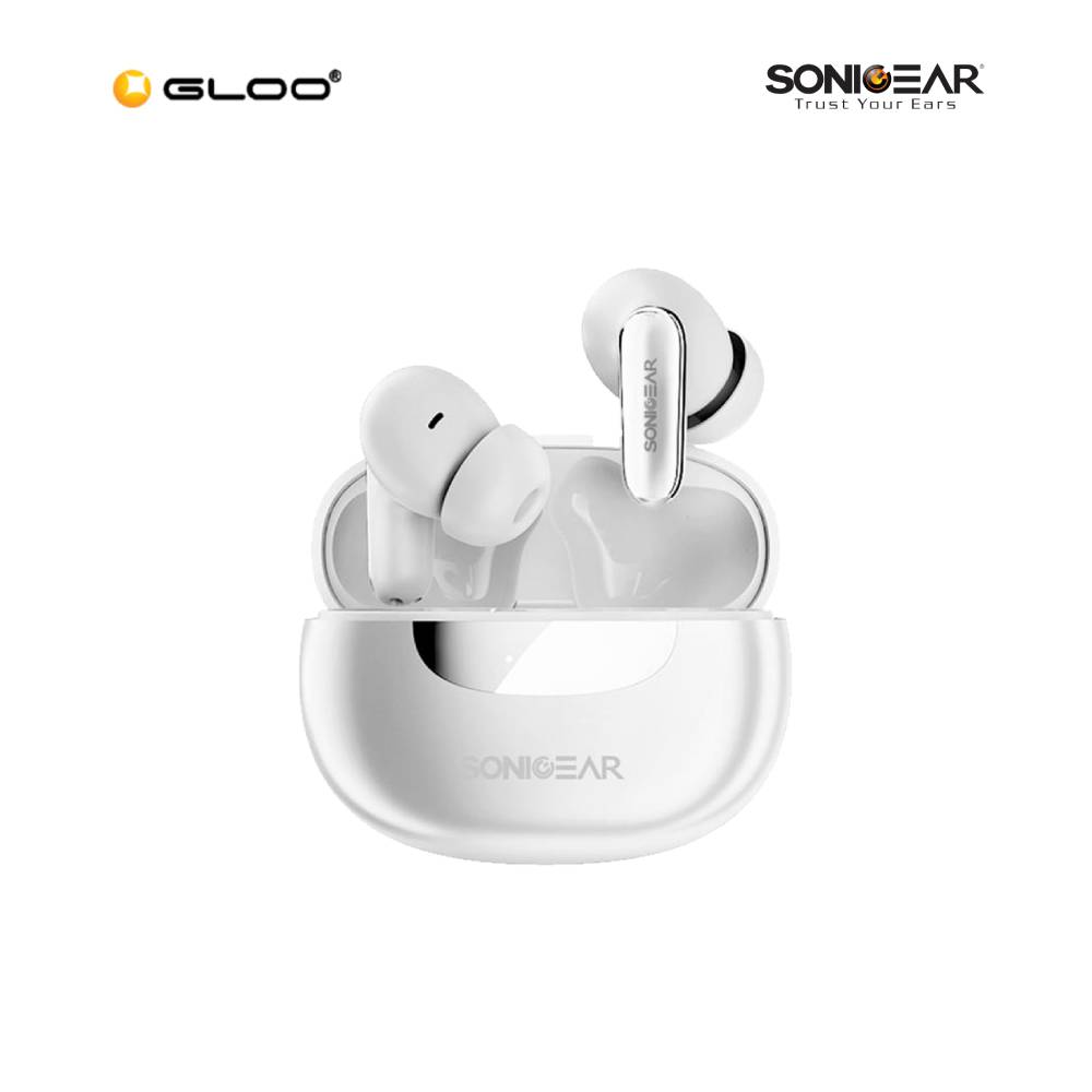 SonicGear EarPump Q5 ANC TWS Earbuds -White 8886411935900
