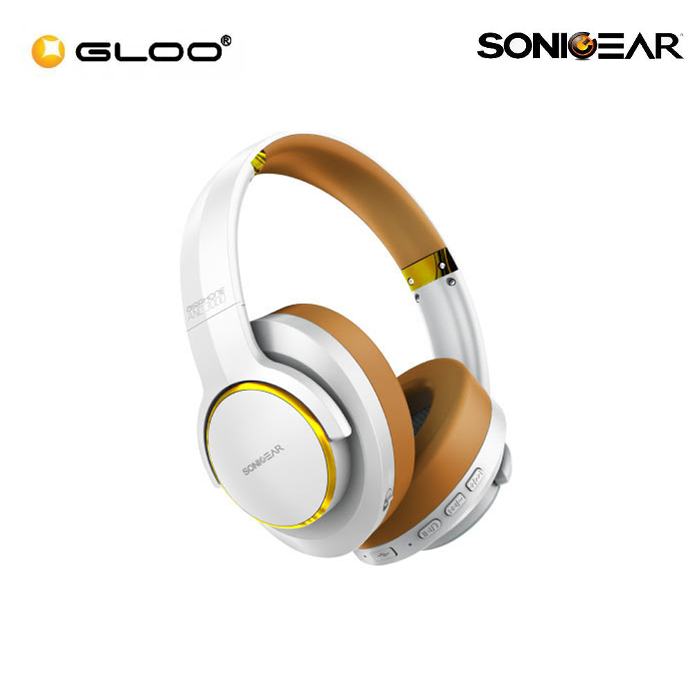 SonicGear Airphone ANC 3000 Headset White GOLD 8886411938772
