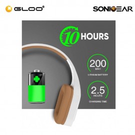 Sonic Gear Airphone 5 (2019) Headset Black Maroon 8886411935795