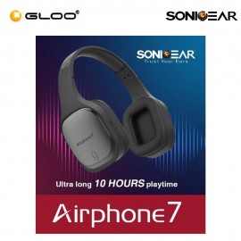 SonicGear Airphone 7 Headset Black Marron 8886411935863