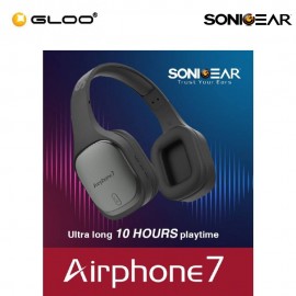 SonicGear Airphone 7 Headset Black Gun Metal 8886411935856