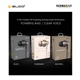 SonicGear Hyperbass Buds 1 (2024) Type-C Wired Earset-Champagne 8886411935559