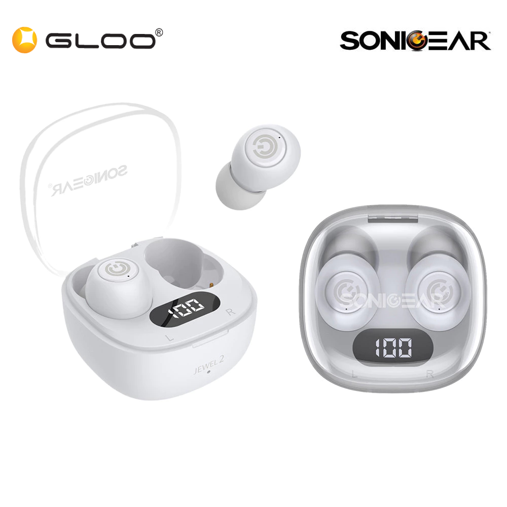 SONICGEAR EARPUMP TWS JEWEL 2 (2024) – White 8886411931162
