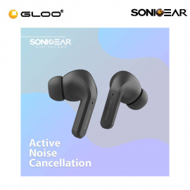 SonicGear EARPUMP TWS 12 Active Noise Cancelling Bluetooth Earbuds - Black 8886411937751