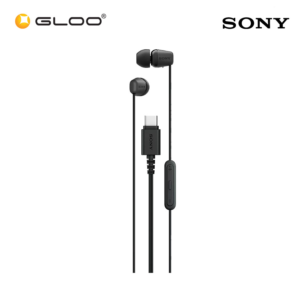 Sony IER-EX15C/BZE USB-C Wired Earbuds Black 4548736170551