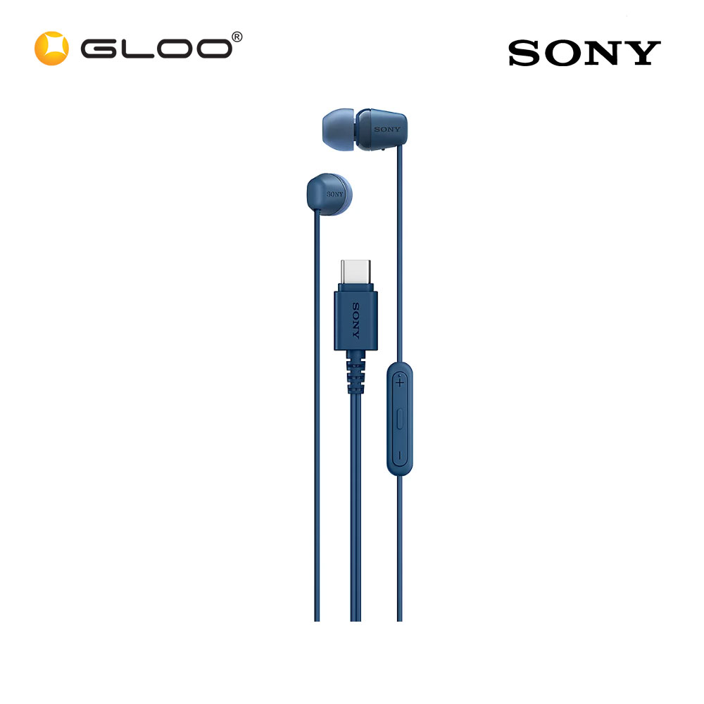 Sony IER-EX15C/LZE USB-C Wired Earbuds Blue 4548736170650