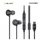Vinnfier VF-200PRO Type-C Black Wired Headphone 9555637205249