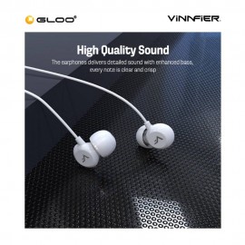 Vinnfier VF-200PRO Type-C Black Wired Headphone 9555637205249