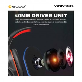Vinnfier Toros 1 Wired Gaming Headset - Blue 9555637205263