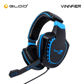 Vinnfier TOROS 2 Gaming Headset with Microphone - Black Blue