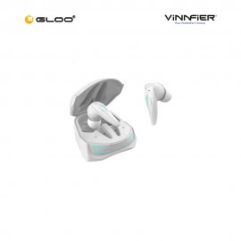 Vinnfier Bluetooth Noise Cancellation Gaming EarBud XTREME PRO 3 - WHITE 9555637204945