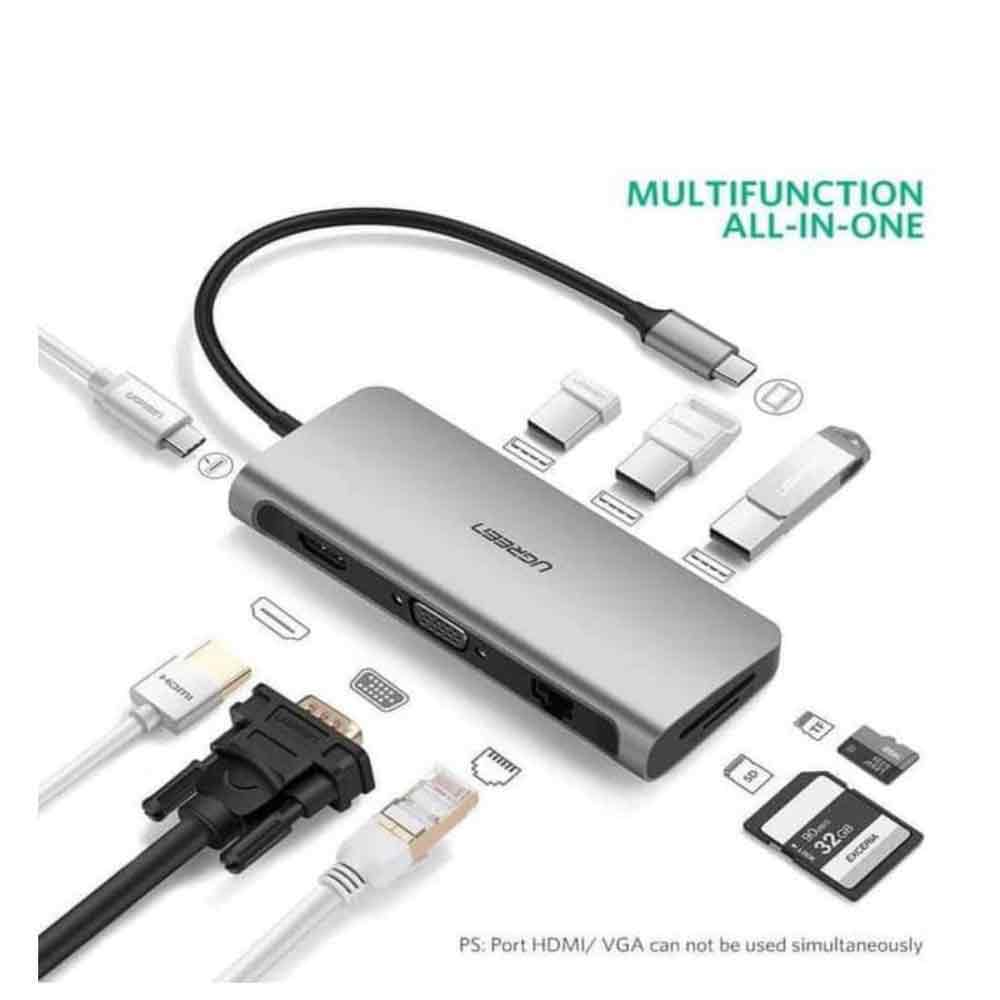 UGREENTypeCMultifultionalConverter9in1Gray40873