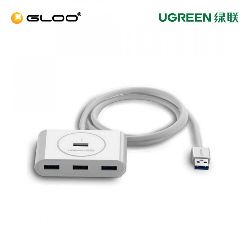 UGREEN USB 3.0 4 Ports Hub White 50CM-20282