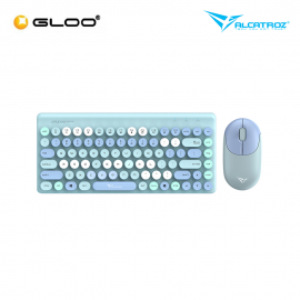 ALCATROZ JellyBean A3000 Wireless Keyboard & Silent Mouse - Aqua 8886411967017