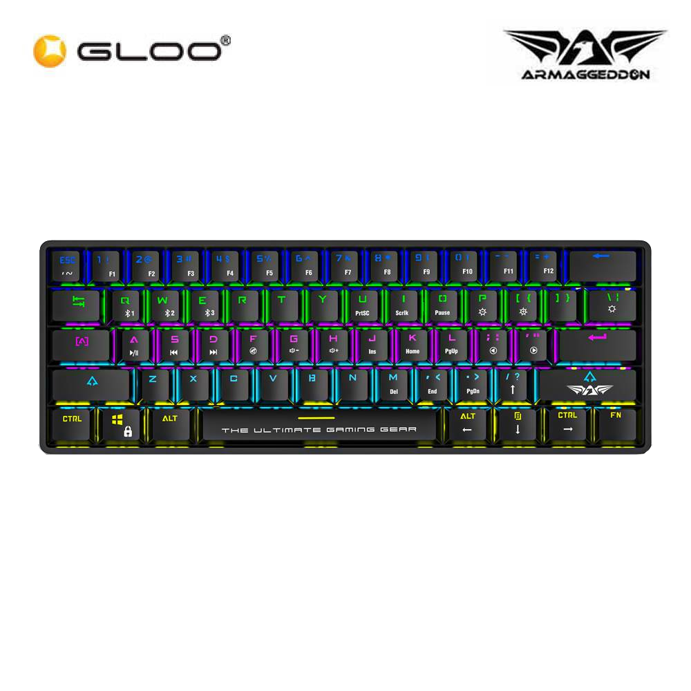 Armaggeddon MBA-61R STARLING Wireless Keyboard - Black 8886411988081