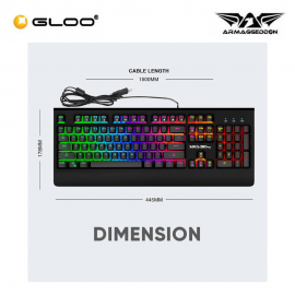 Armaggeddon MKA 9C Mechanical Gaming Keyboard