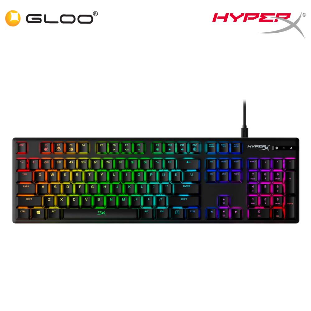 HyperX Alloy Origins-Mechanical Gaming Keyboard-HX Blue US Layout HX-KB6BLX-US-US-4P5P0AA#ABA