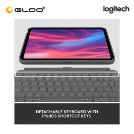 Logitech COMBO TOUCH for iPad (10th Gen) - Oxford Grey (920-011434)