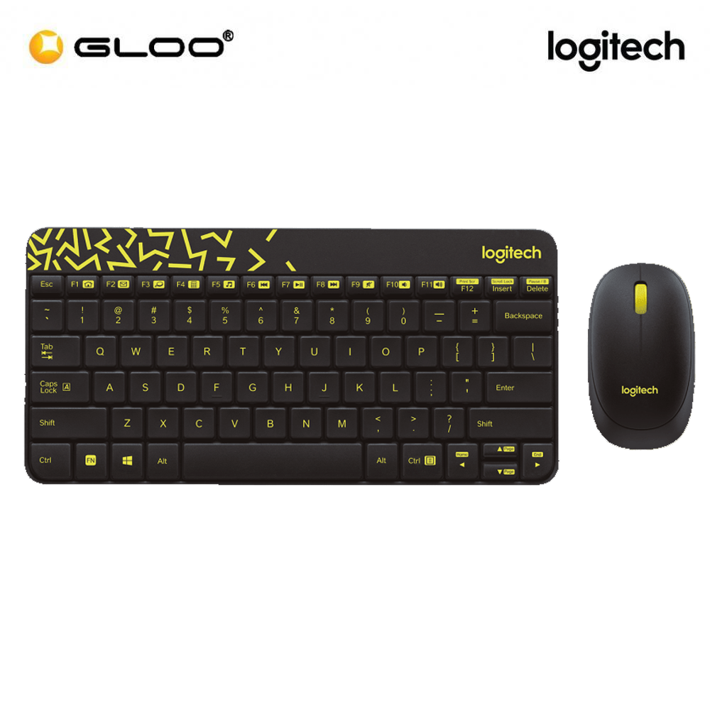 Logitech Wireless Keyboard and Mouse Combo MK240 - Black 920-008202
