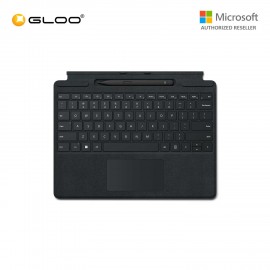 Microsoft Surface Pro 8/Pro X Signature Keyboard Cover with Slim Pen Black - 8X6-00015