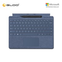 Microsoft Surface Pro 8/9/X Signature Keyboard Sapphire with Slim Pen Black - 8X6-00111