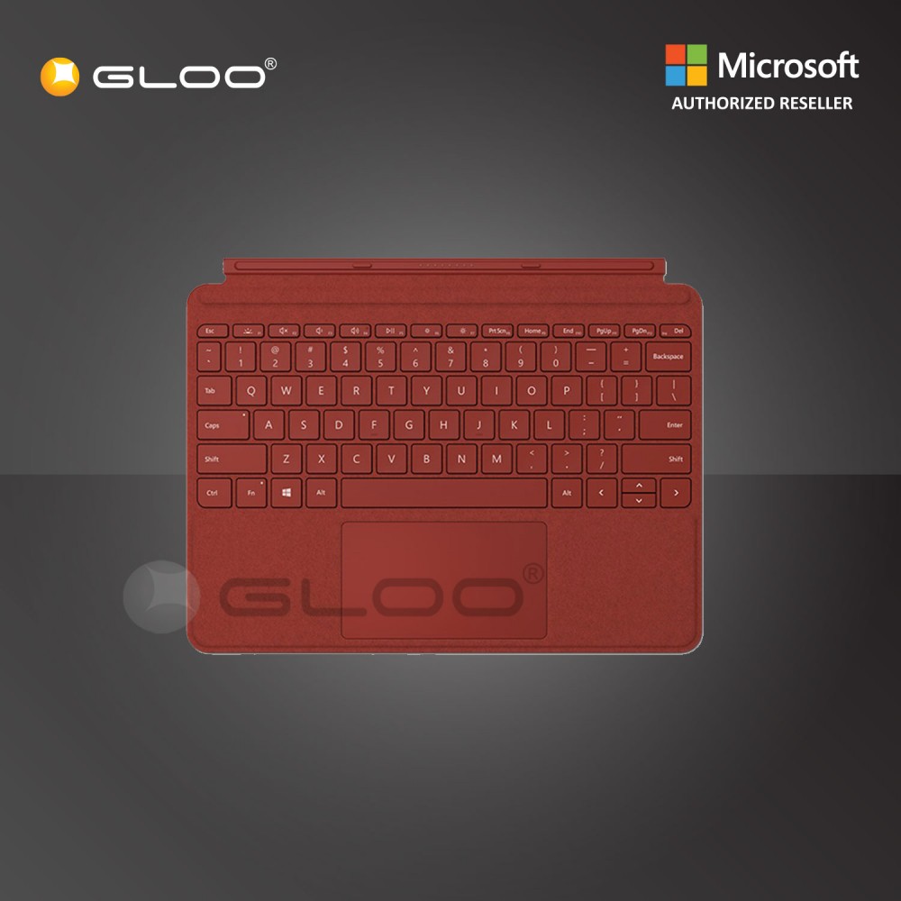 Microsoft Surface Go Signature Type Cover [ Poppy Red - KCS-00098]