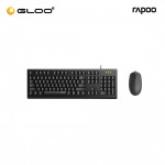 RAPOO Wired Optical Mouse & Keyboard Combo-X120PRO