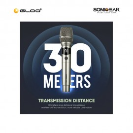 SonicGear WM 3000UL Professional UHF Wireless Microphone - Obsidian 8886411932138