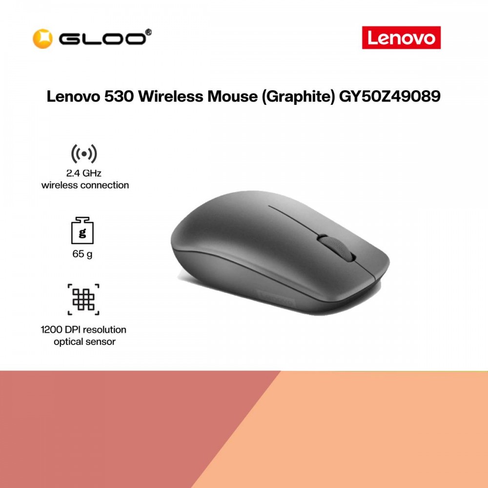 [Ready stock] Lenovo 530 Wireless Mouse (Graphite) GY50Z49089